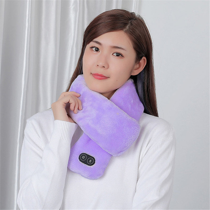 USB Heated Massage Scarf Warm Washable