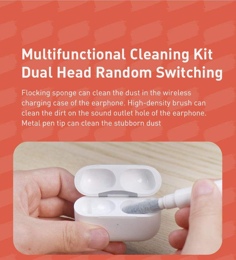 Multifunctional Headphone Keyboard Cleaning Brush