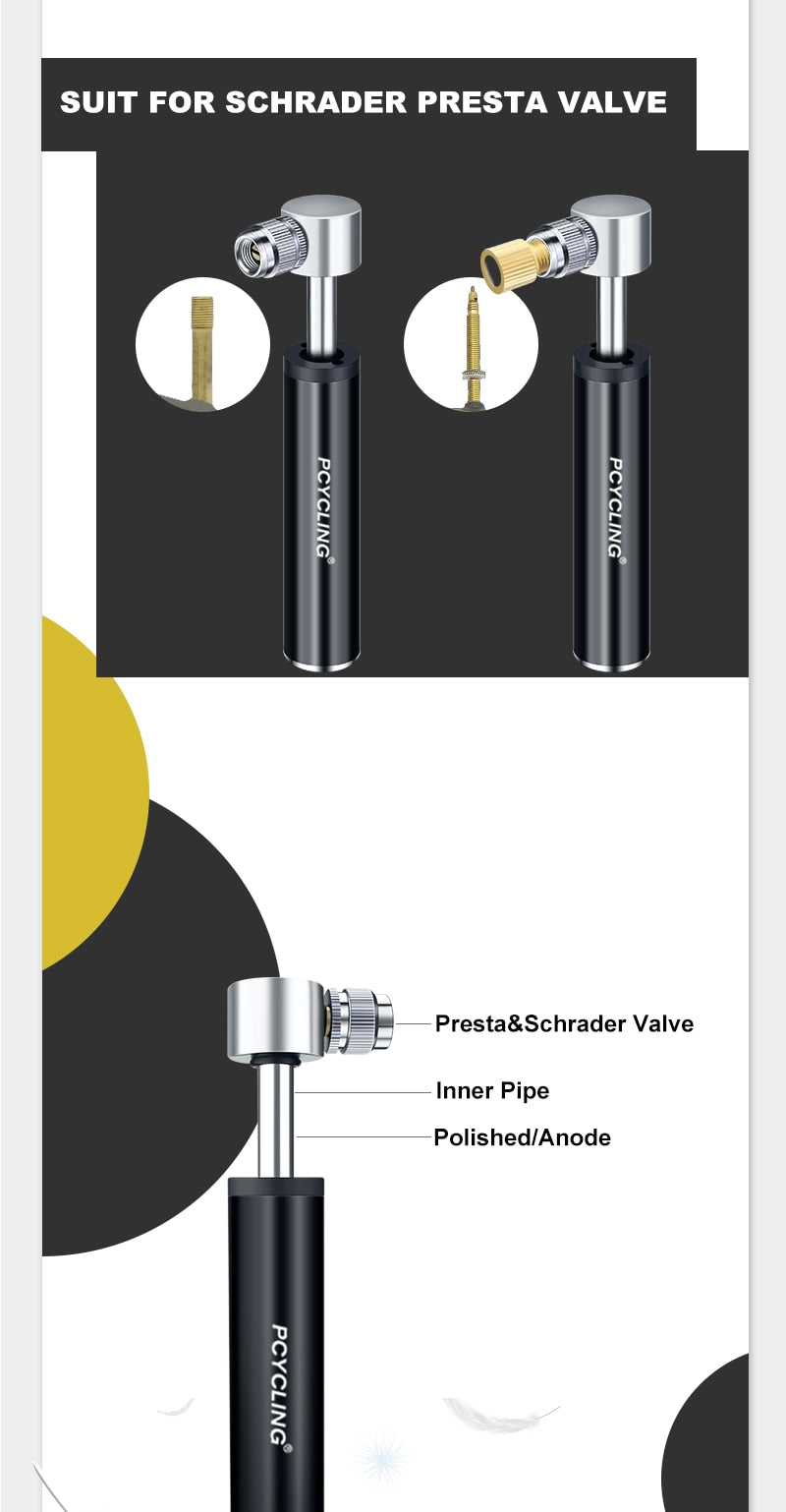 Portable Mini Bicycle Pump