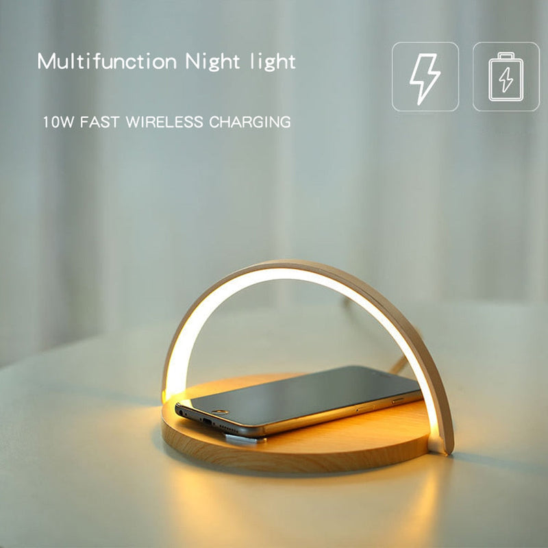 Fast Wireless Charger Table Lamp