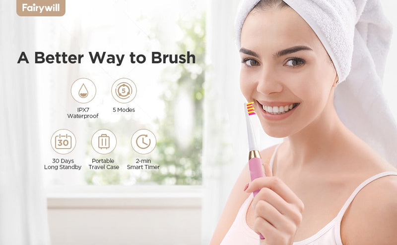 Simple Rechargeable Couple Electric Toothbrush