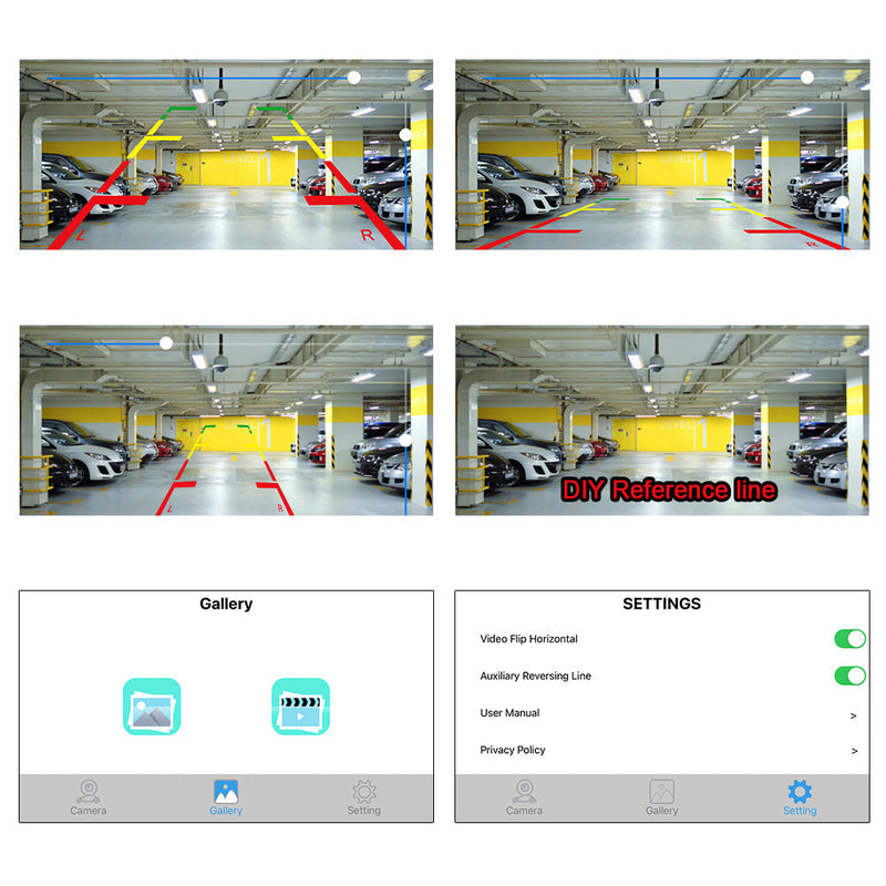 Car Reversing License Plate Camera