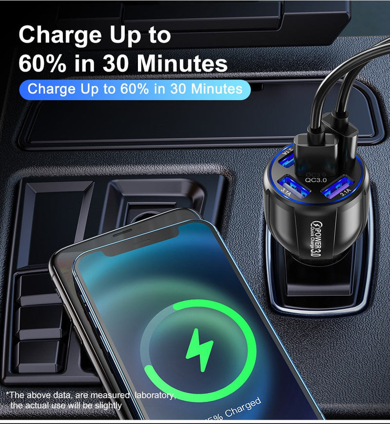 Car 5 Ports USB Charger