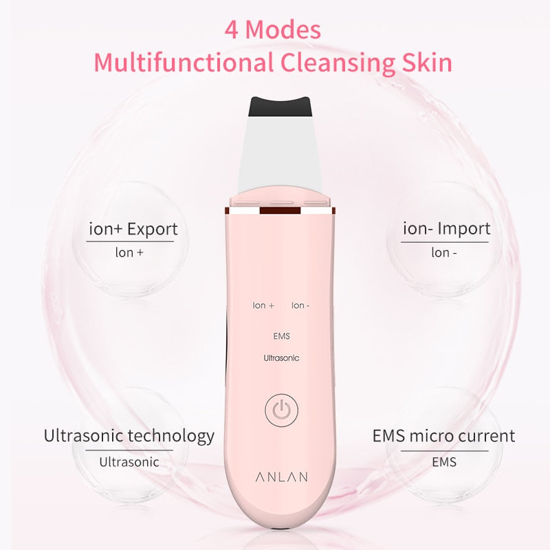 Ultrasonic Face Skin Scrubber