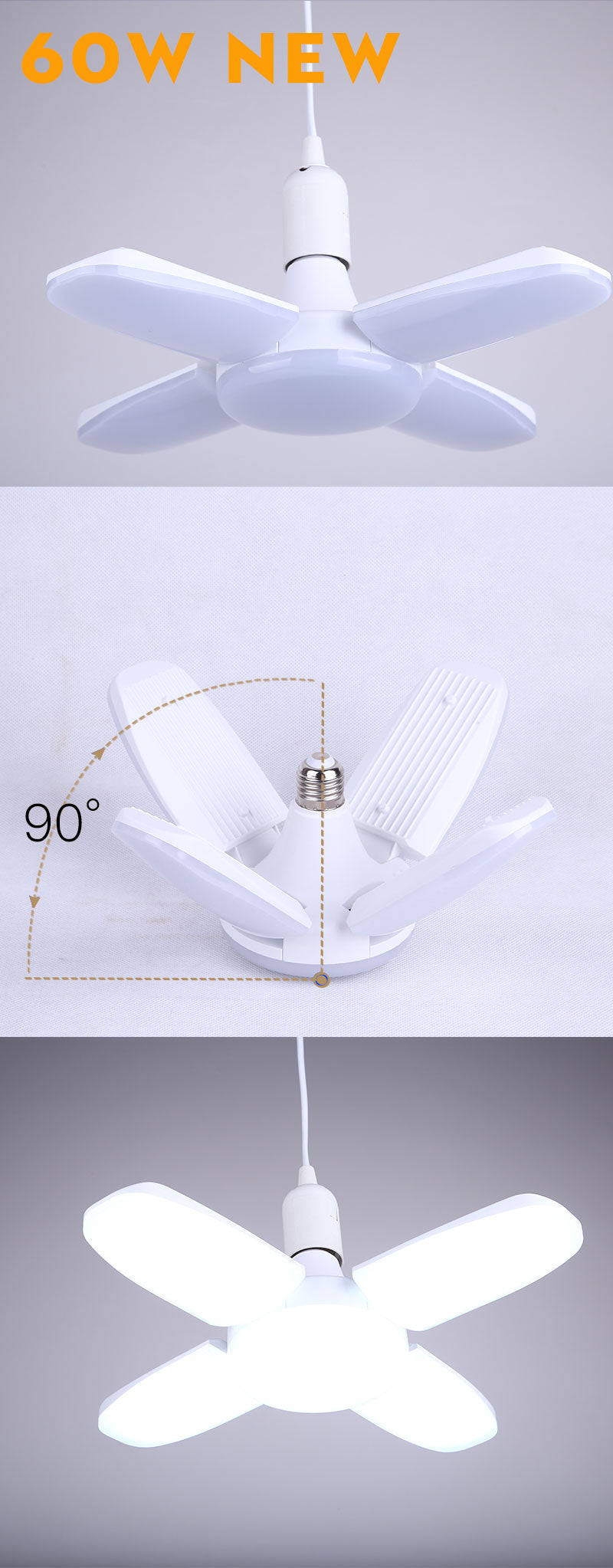 Energy-Saving Folding Fan Lights