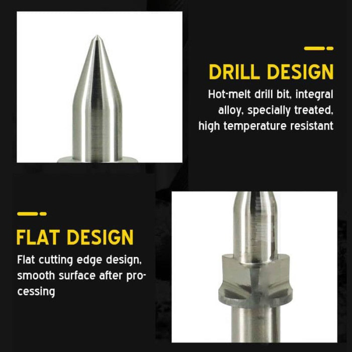 Thermal Friction Hot Melt Short Drill Bit