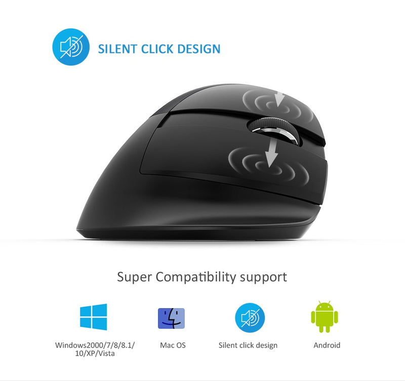 Ergonomic Wireless Luminous Mouse