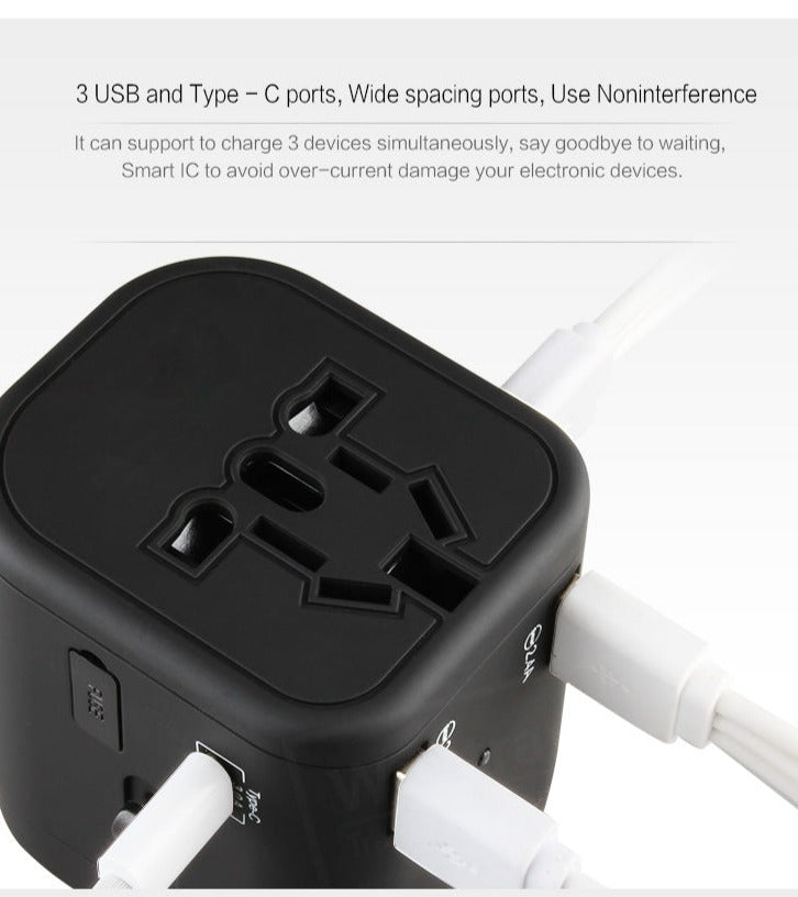 Universal  Multi Plug Travel Adaptor