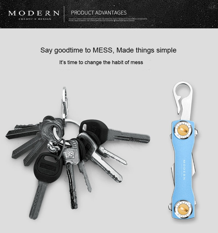 Multi-Function Metal Key Holder