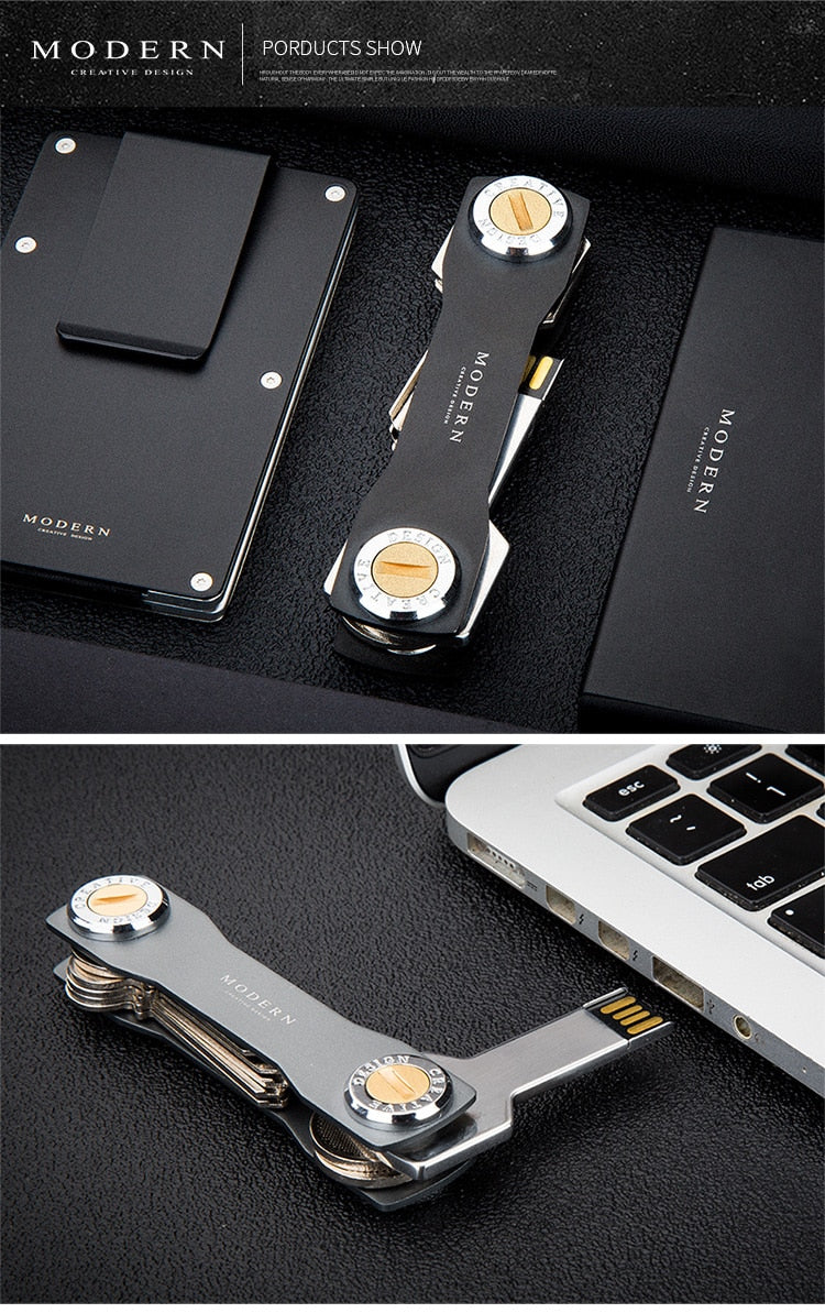 Multi-Function Metal Key Holder