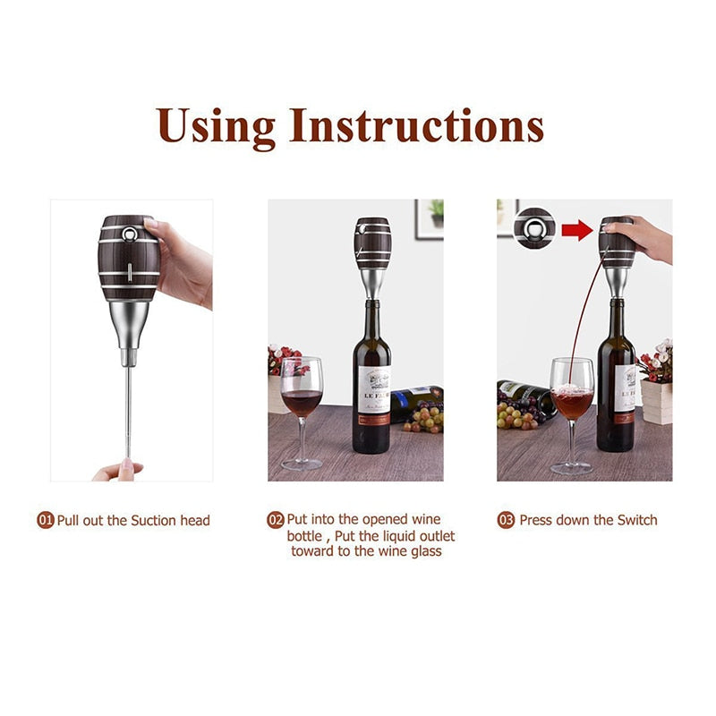 Telescopic Suction Pipe Wine Dispenser