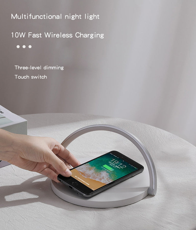 Fast Wireless Charger Table Lamp