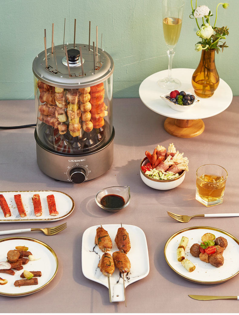 Electric Grills Automatic Rotating Barbecue Machine