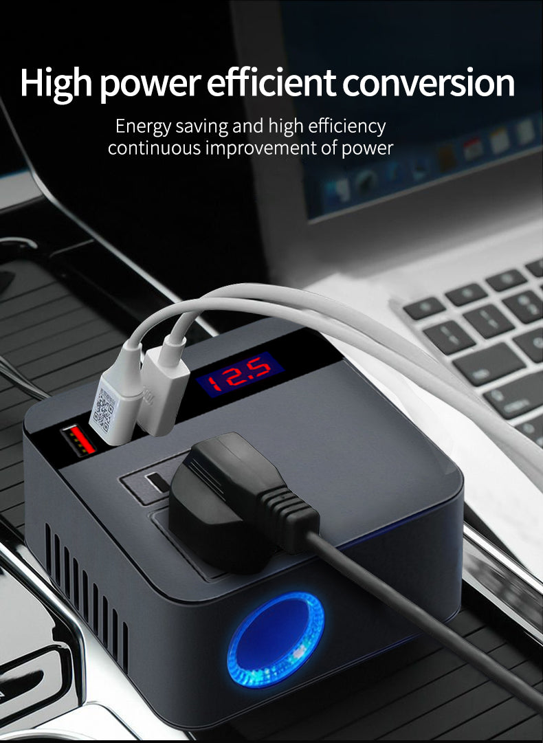 Car Inverter USB Fast Charger