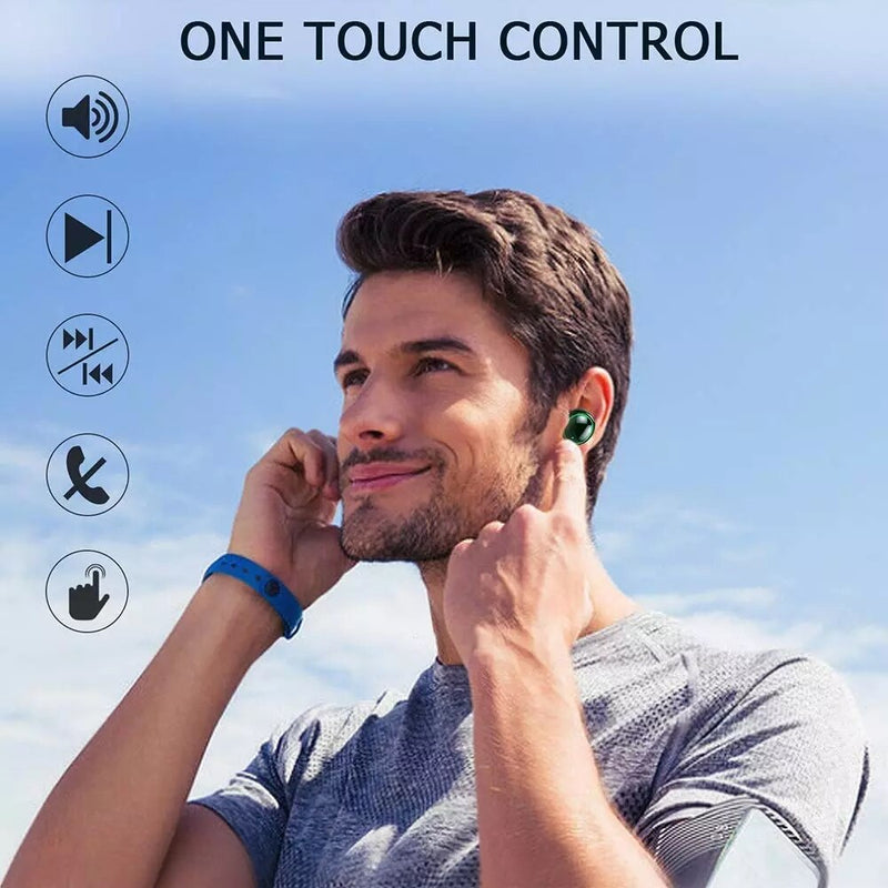 Wireless Bluetooth Headset Large Screen Display