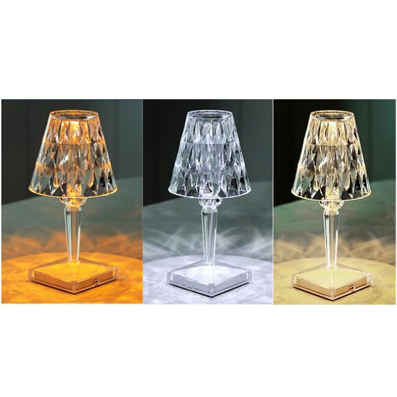 Crystal Rechargeable Decorative Lamp