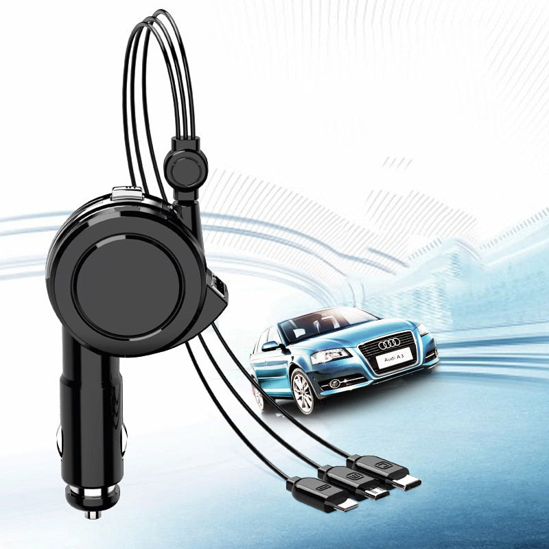 3 in 1 Multifunctional Car Charger