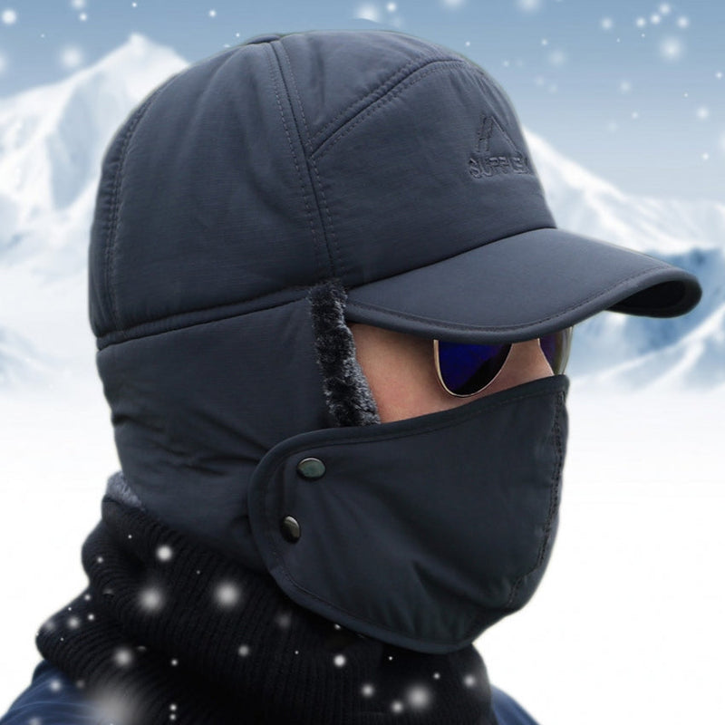Winter Thermal Mask Hat