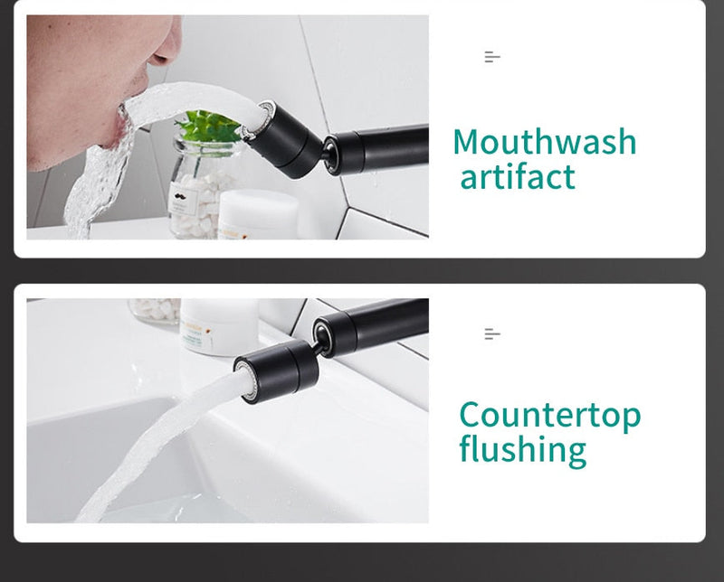 Universal Rotating Adjustable Faucet