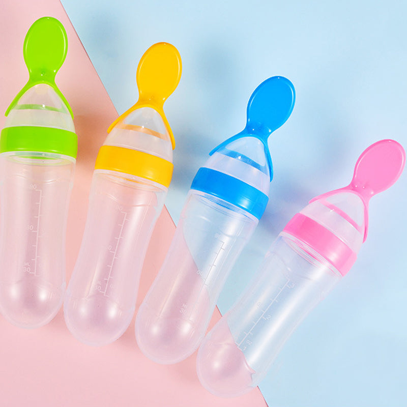 Squeeze Feeder with Spoon