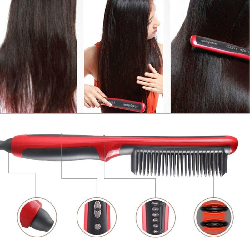 Multifunctional Hair Straightening Comb