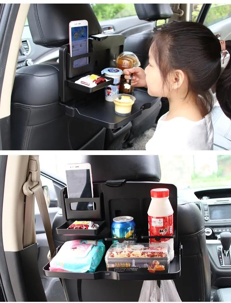 Car Rear Seat Folding Tray