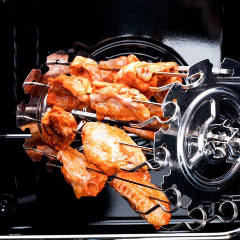 Stainless Steel Grilled Cage BBQ Roaster