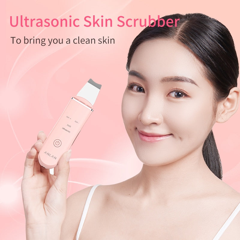 Ultrasonic Face Skin Scrubber