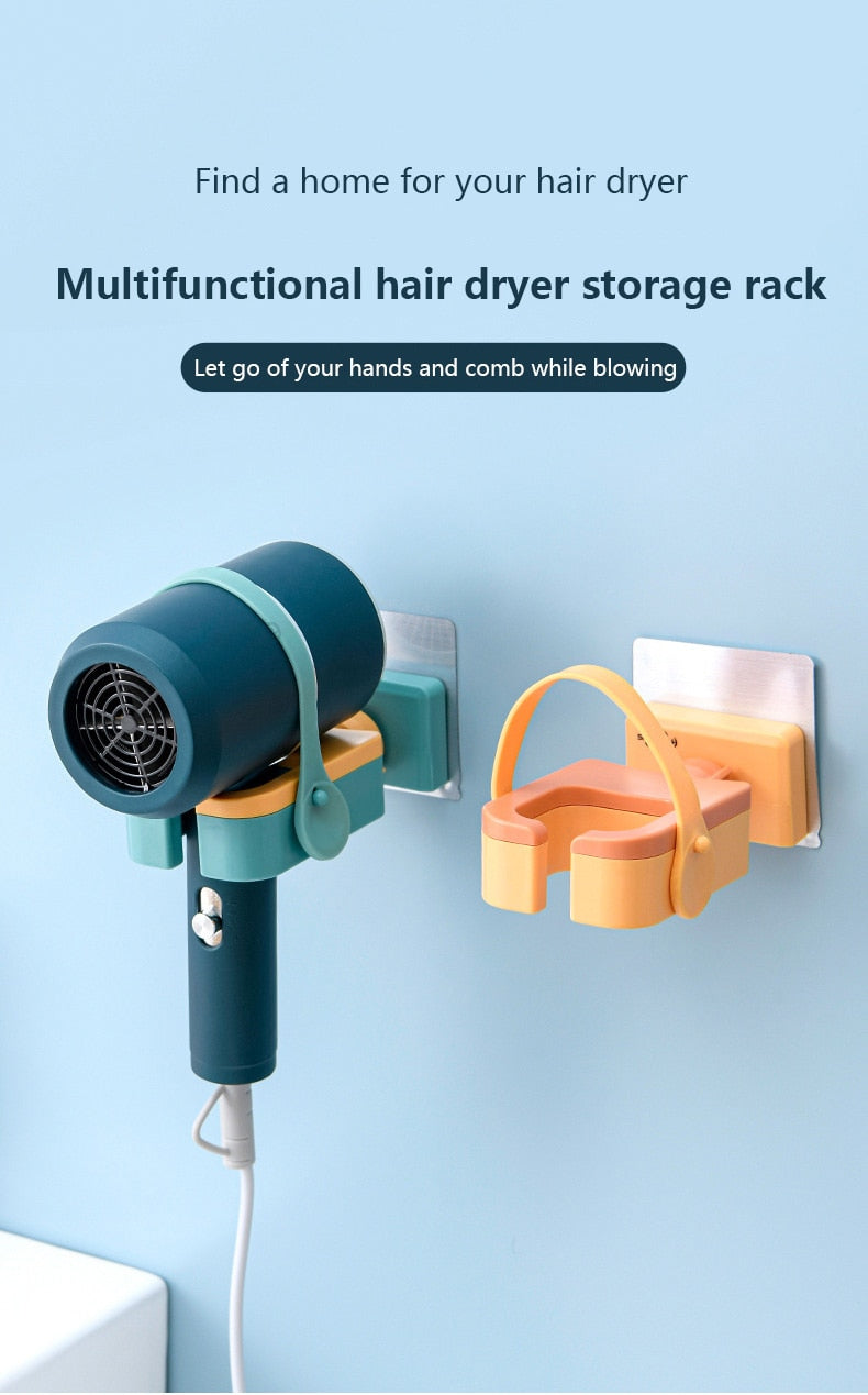Adhesive Hair Dryer Holder