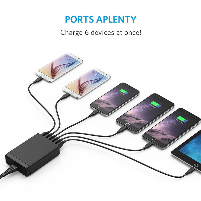 Multi-Port USB Quick Charging Station