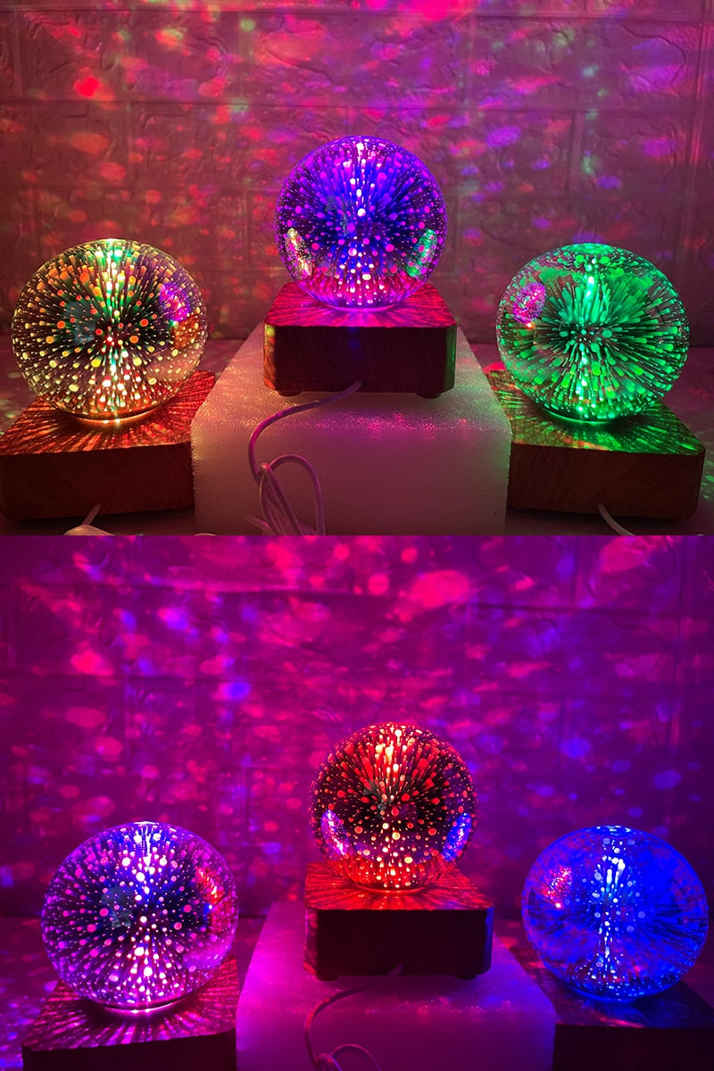 Romantic Fireworks Led Nightlight