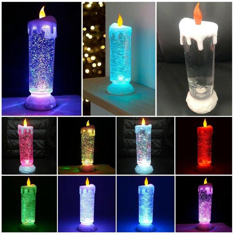 Glitter Candle Light LED