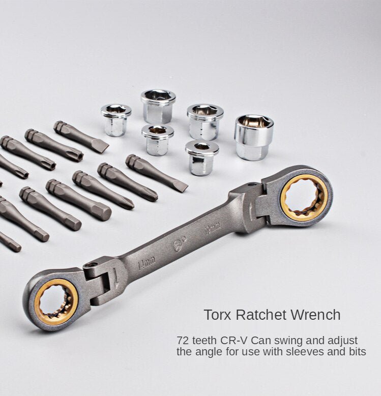 Multi-Angle Wrench Screwdriver Kit