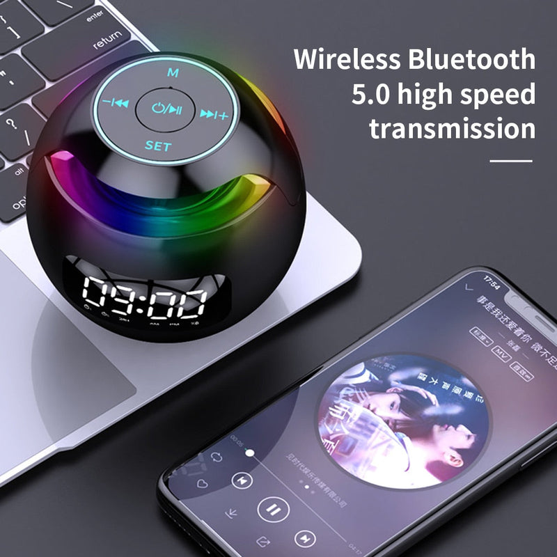 Portable Wireless Alarm Clock Speaker