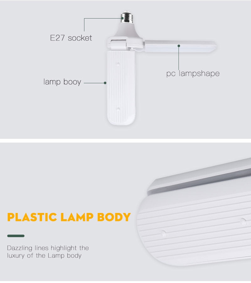 Energy-Saving Folding Fan Lights