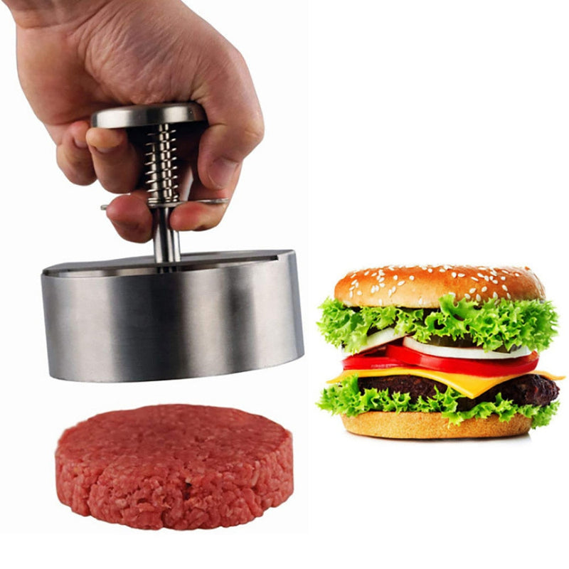 Stainless Steel Burger Meat Press