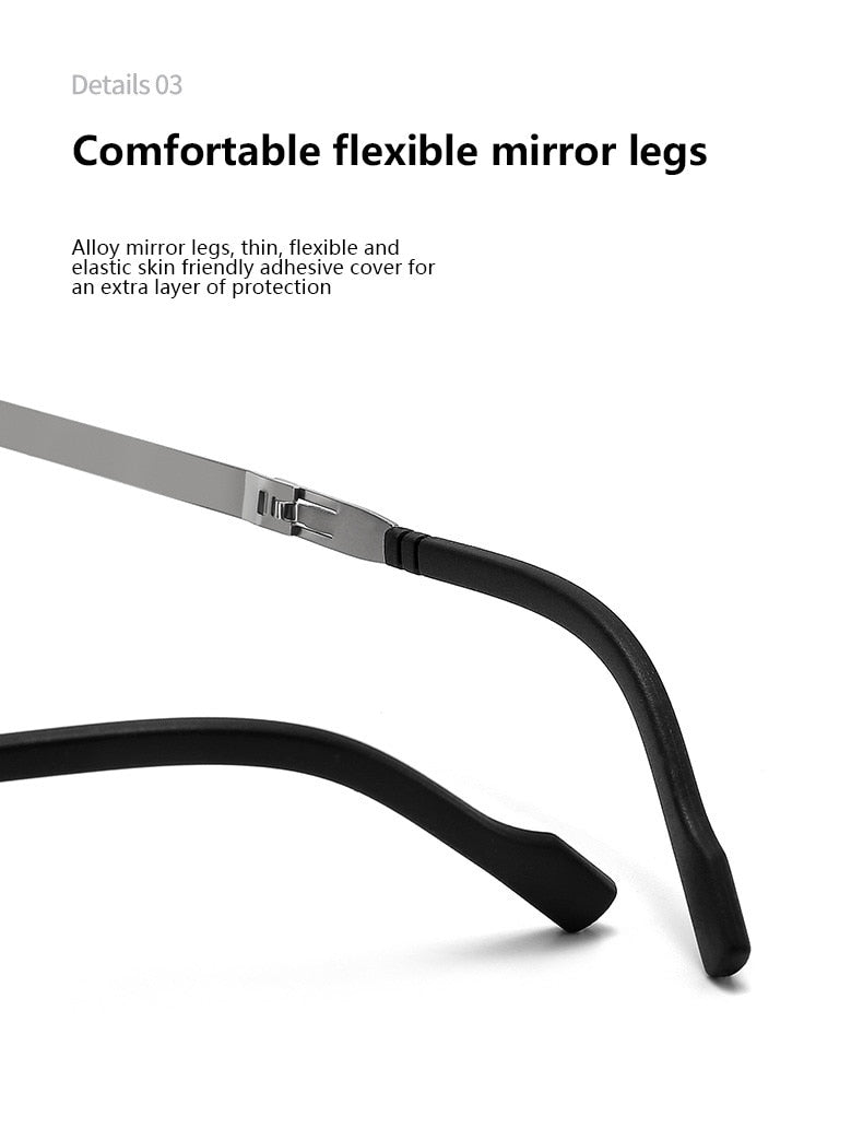 Metal Frame Foldable Glasses