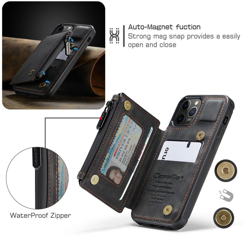 Wallet Cover With Card Slot Phone Cases