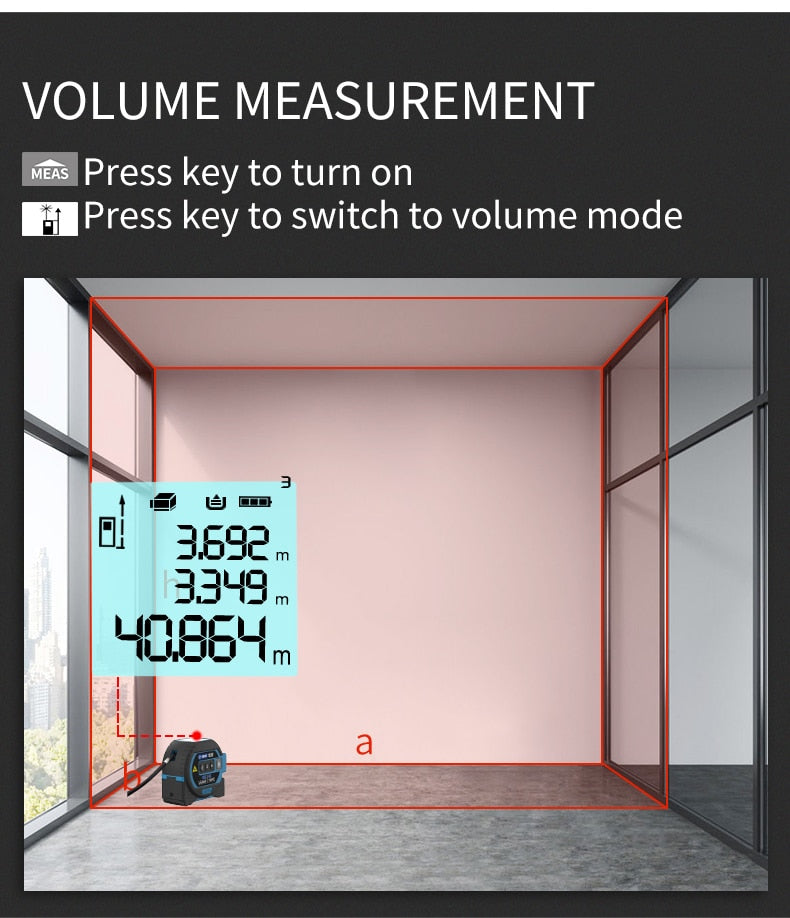 Electronic Laser Tape Measure