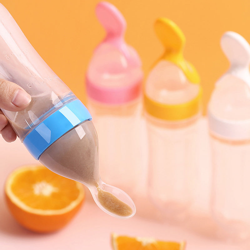 Squeeze Feeder with Spoon