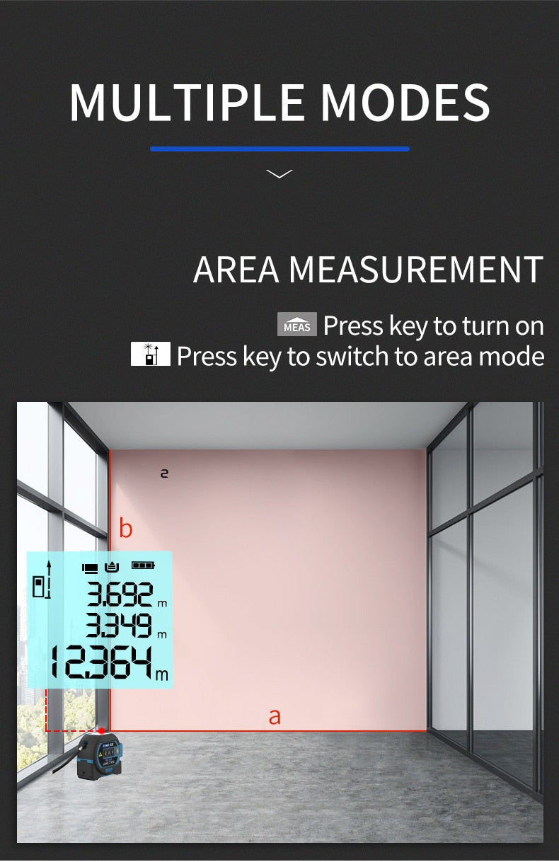 Electronic Laser Tape Measure