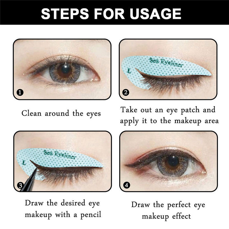 Eyeliner Makeup Template Sticker