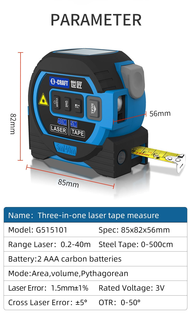 Electronic Laser Tape Measure