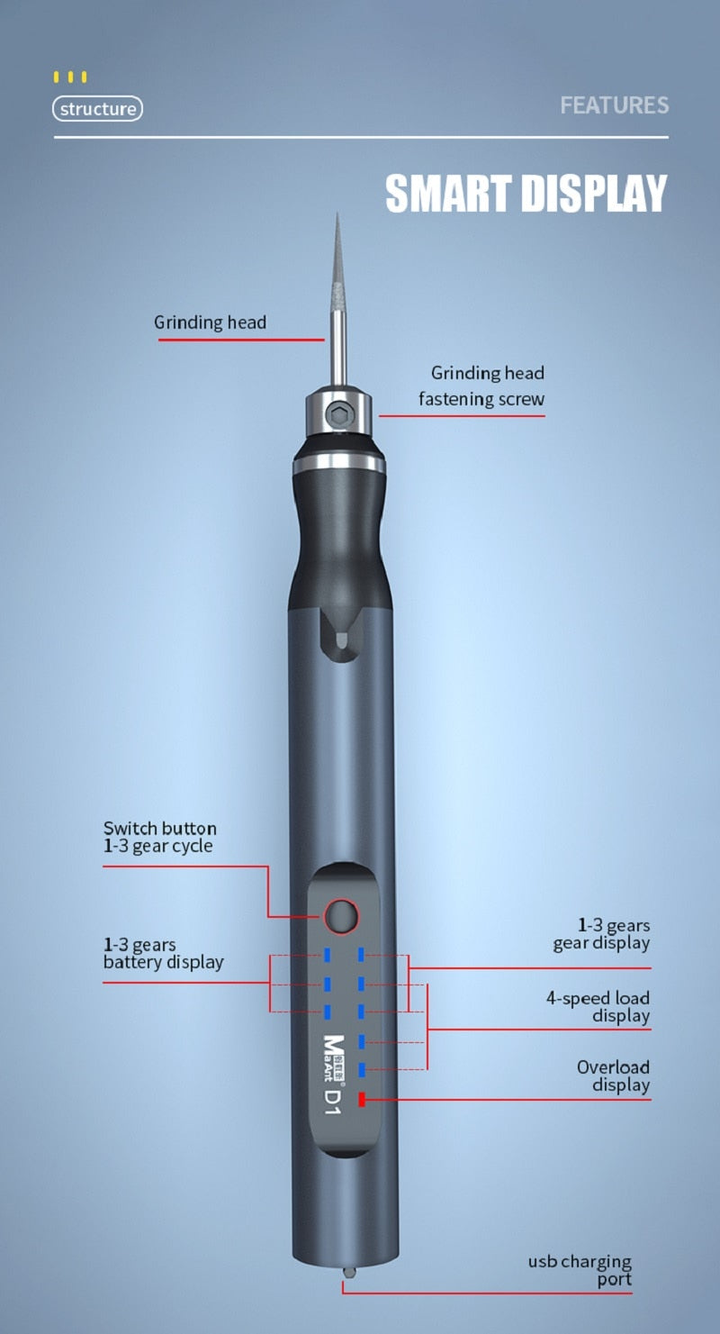 Smart Electric Carving And Polishing Pen