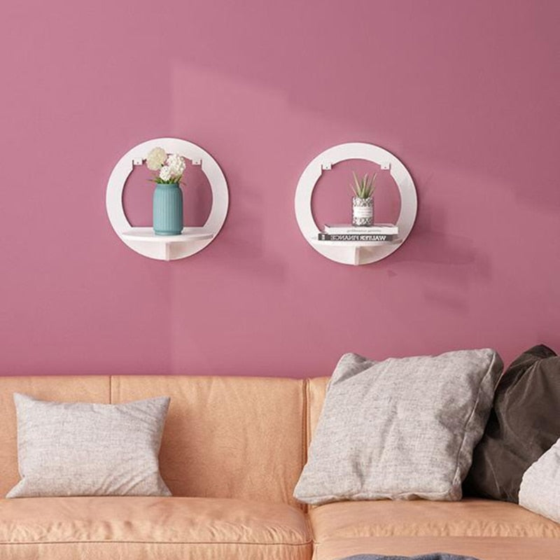 Punch-Free Bedside Wall Mounted Shelf