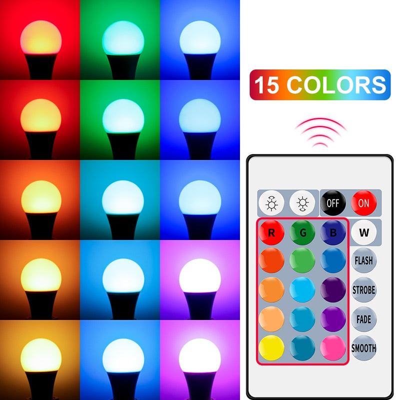 Smart RC Colorful LED Bulb