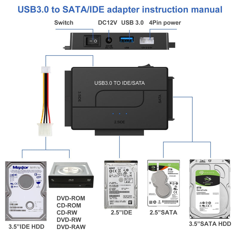 Multifunctional  Hard Drive Adapter