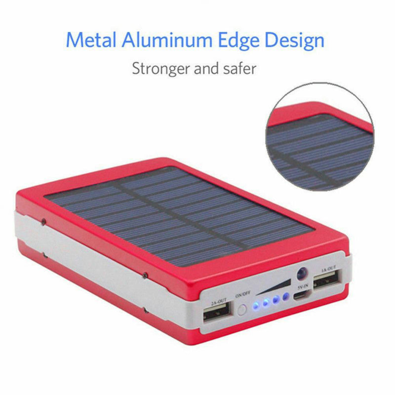 Portable Solar Power Bank Charger