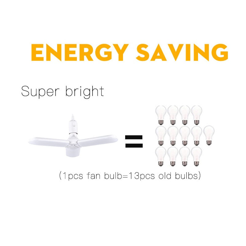 Energy-Saving Folding Fan Lights