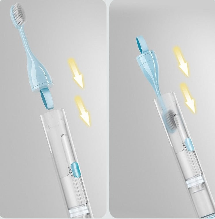 Portable Folding Travel Toothbrush Set